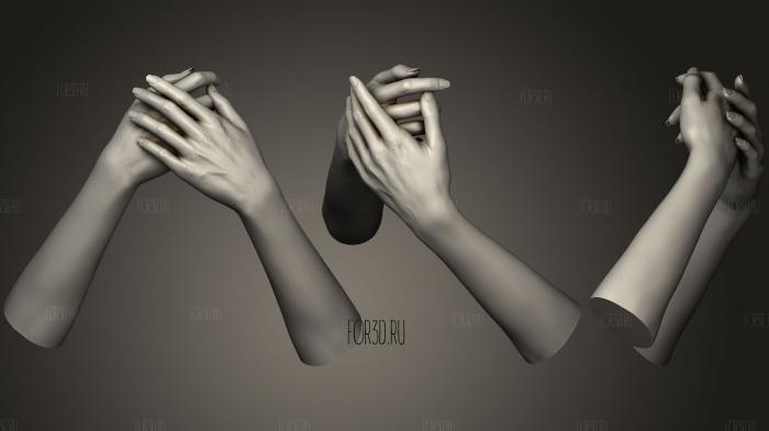 Женские руки 7 3d stl модель для ЧПУ